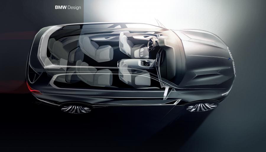 Эскиз BMW Concept X7 iPerformance 2017 года  (фото 34 из 40)